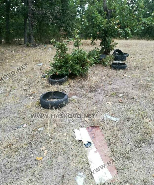 Горичката край Стамболово е превърната в сметище