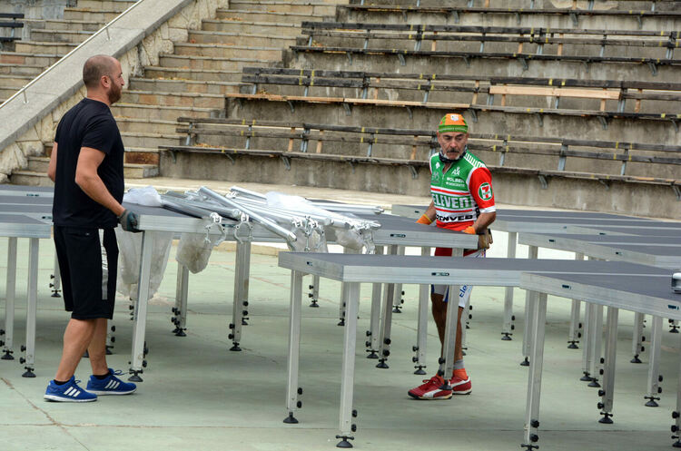 Хасковският театър вече разполага с подвижна сцена