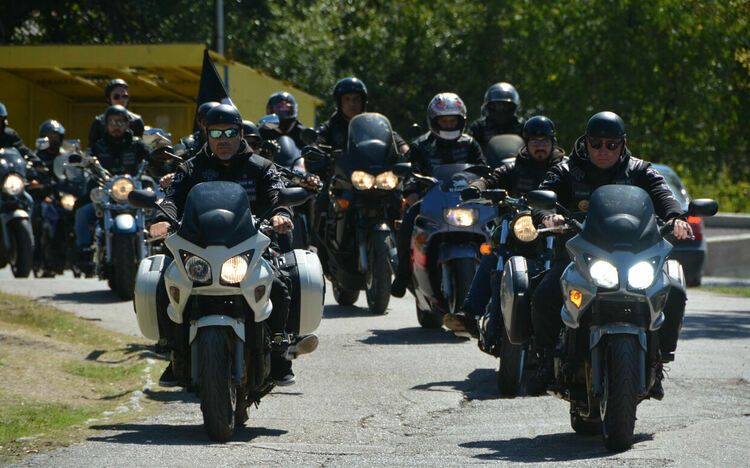 Мотошествие в памет на загиналите мотористи в Хасково