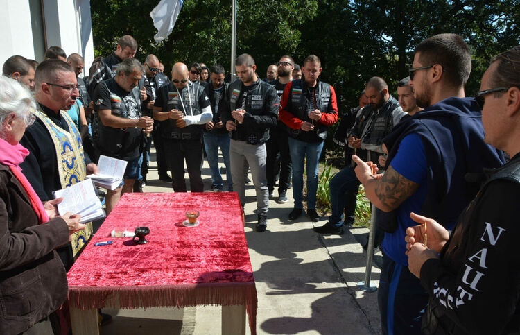 Мотошествие в памет на загиналите мотористи в Хасково