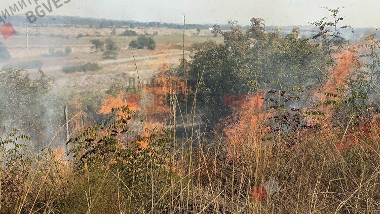 Пожар в димитровградското село Ябълково
