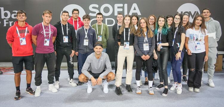 Григор Димитров изненада подавачите на топки и доброволците на София оупън