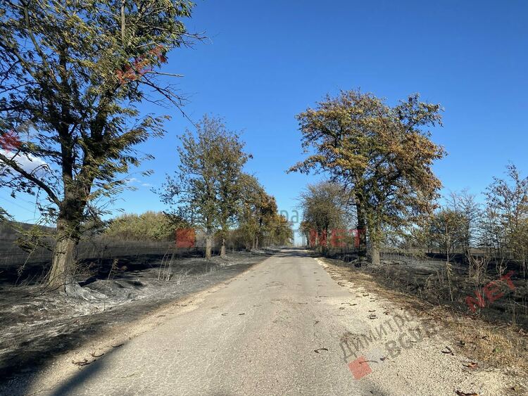 Гори мащабен пожар край град Меричлери