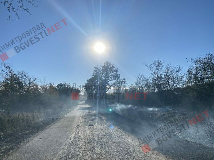 Гори мащабен пожар край град Меричлери