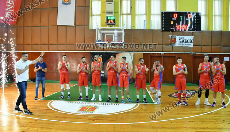 Еуфорична среща с публиката и победа за баскетболния тим на Хасково в първи кръг на А групата
