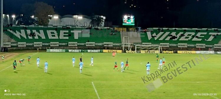 „Арда” измъкна точка при гостуването си на „Ботев” Враца пред двадесет верни фена