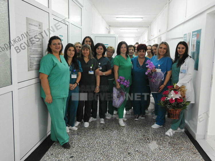 Дариха още едно обновено отделение на болницата ни, става все по- модерна