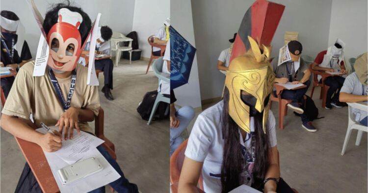 Шапки срещу преписване - фурор от Филипините