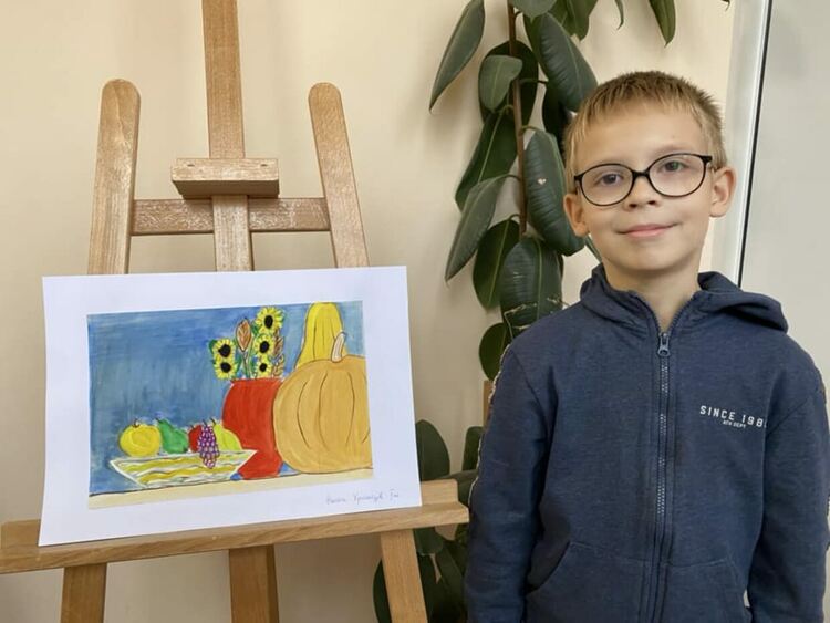 Хлапета подредиха изложба "Златна есен"