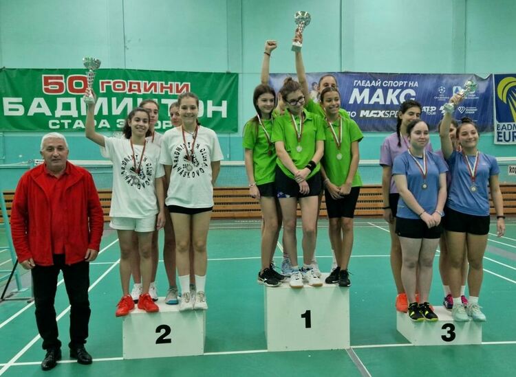 Юношите на Хасково станаха шампиони по бадминтон отборно до 17 години