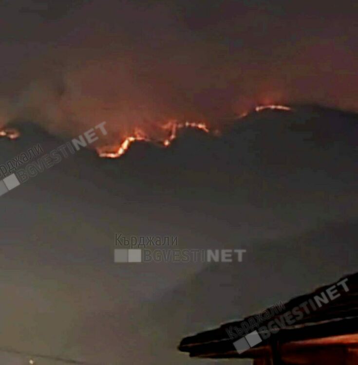 230 огнеборци гасят пожара на Вейката,пристига главен комисар Николай Николов