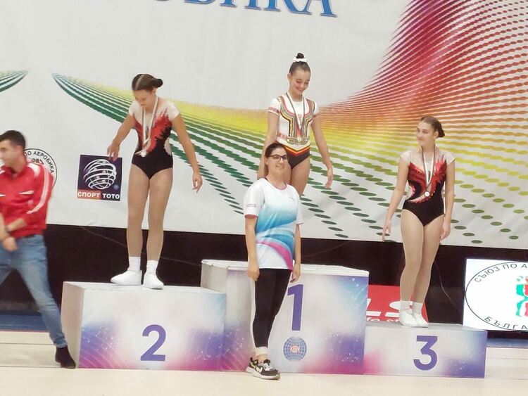Хасковски състезателки по аеробика станаха балкански шампионки