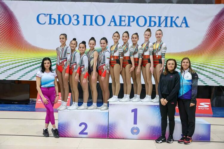 Хасковски състезателки по аеробика станаха балкански шампионки
