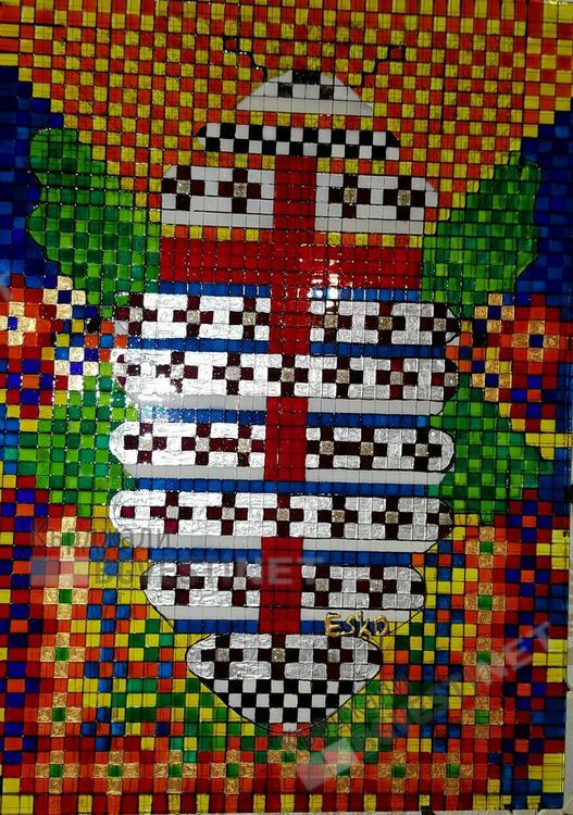 Есин Салим,художничката рисуваща словото