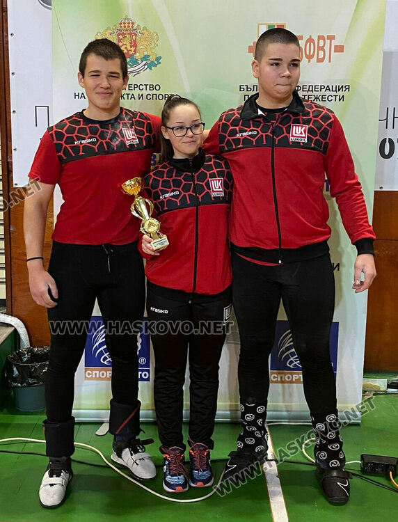 2 отборни купи за хасковските щангисти от Държавното първенство