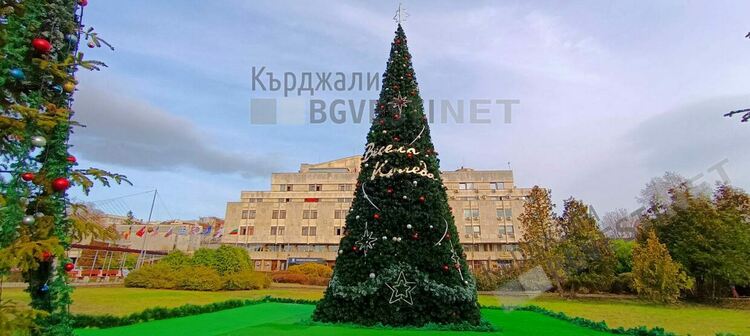 Посегнаха и на топките от украсата на Коледна елха в Кърджали