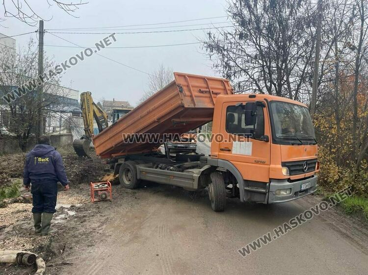 Спукана тръба до СБА пресуши чешмите в няколко Хасковски квартала