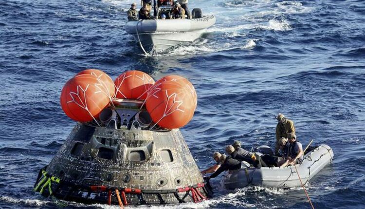 "Орион" се завърна на Земята "почти съвършено"