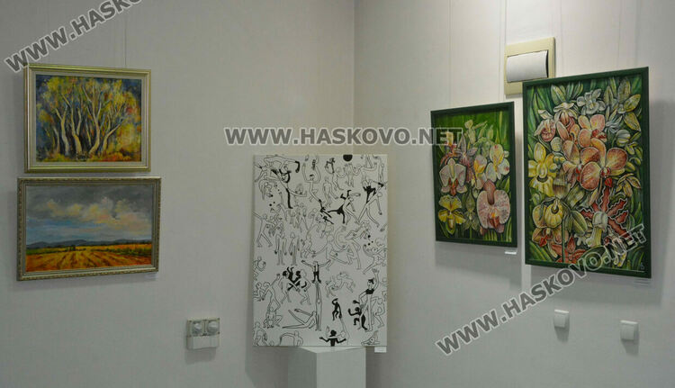 Хасковските художници споделиха с публиката най-новите си картини в галерия „Форум“