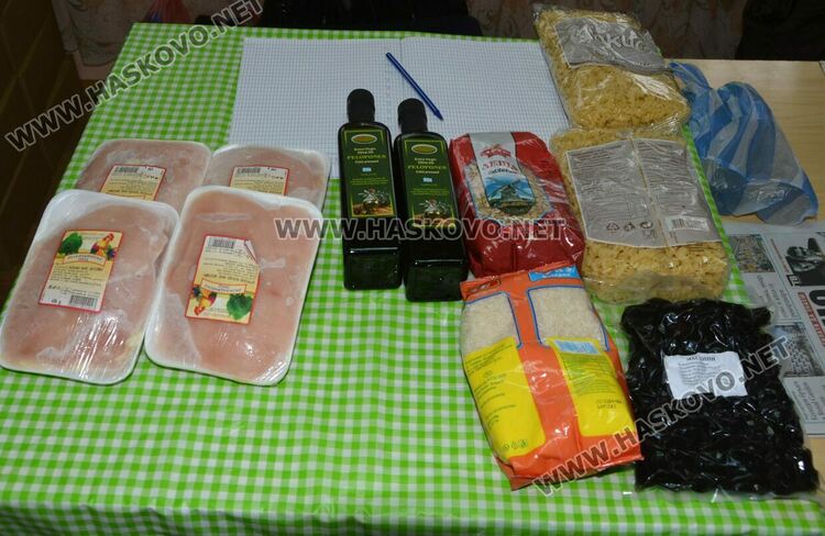 Пакети с хранителни продукти за 100 души от хасковския Съюз на диабетиците