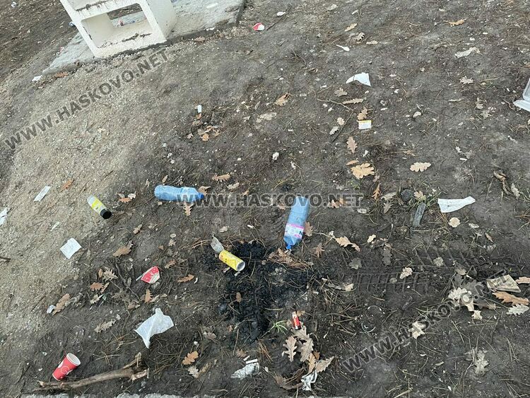 Хасковлии: Новият кът за отдих в „Кенана“ тъне в боклуци