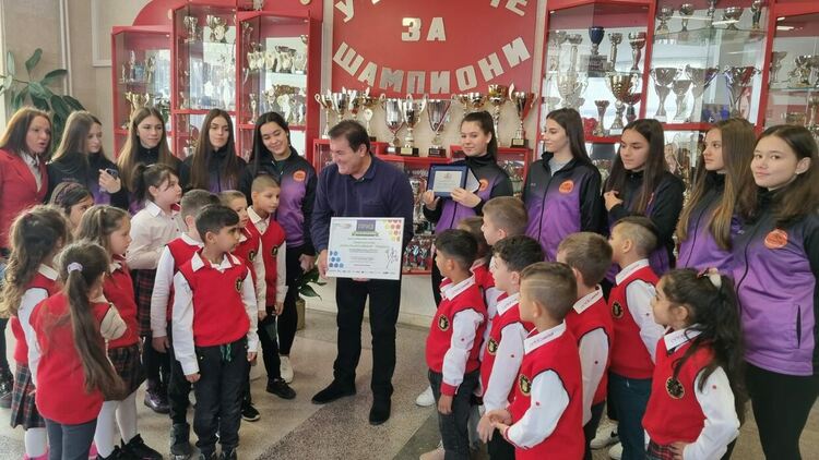 СУ „П. Р. Славейков“ е най-активното училище в Европейския ден на спорта