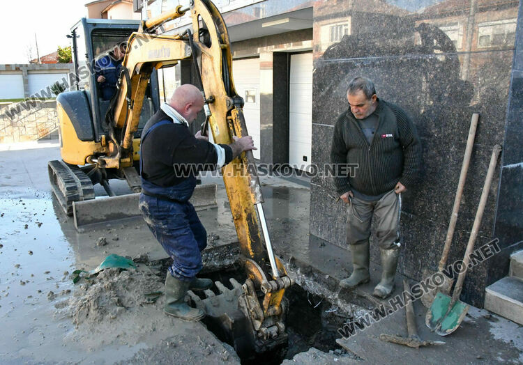 Част от Хасково без вода заради авария