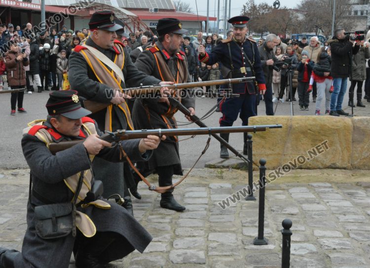 Родолюбци възстановиха събитията от Освобождаването на Харманли 