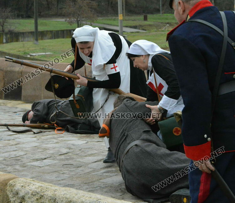 Родолюбци възстановиха събитията от Освобождаването на Харманли 