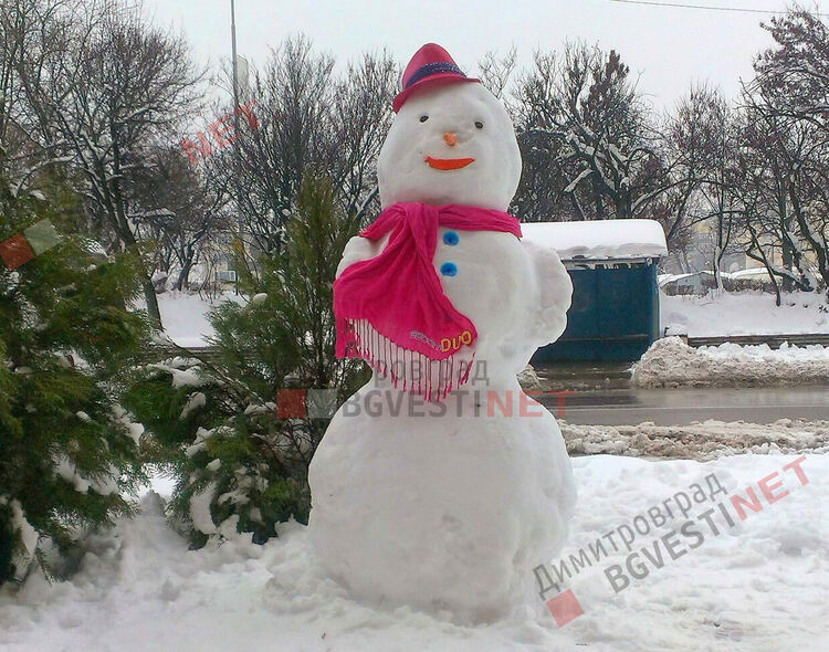 На 18 януари е Международния ден на снежния човек, а в Димитровград ще бъде 18 градуса