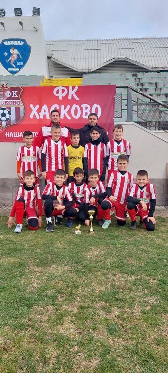 Младите футболисти на „Хасково“ спечелиха турнир, Павлин Златков - голмайстор