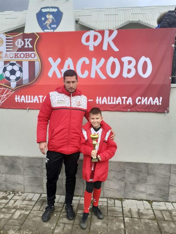 Младите футболисти на „Хасково“ спечелиха турнир, Павлин Златков - голмайстор