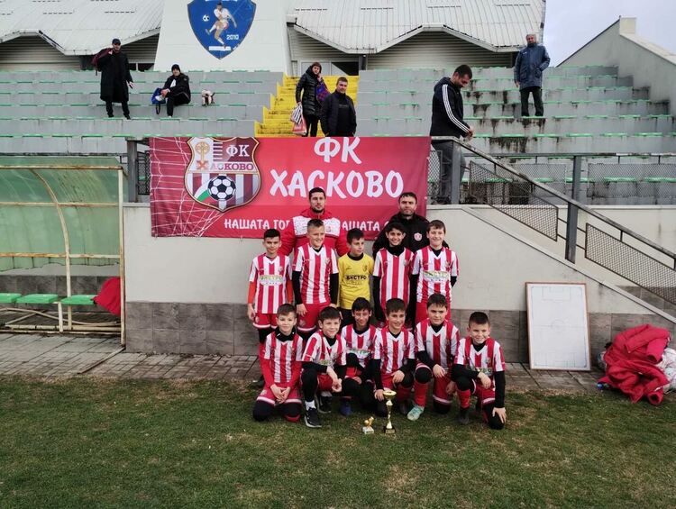 Младите футболисти на „Хасково“ спечелиха турнир, Павлин Златков - голмайстор