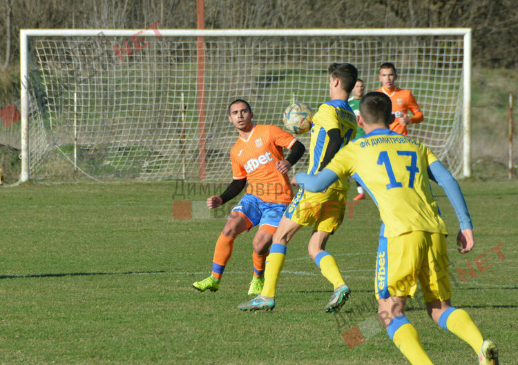 Отборите на Димитровград и Сливен НЕ се победиха