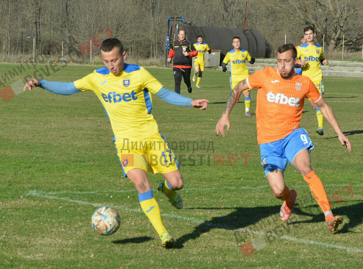 Отборите на Димитровград и Сливен НЕ се победиха