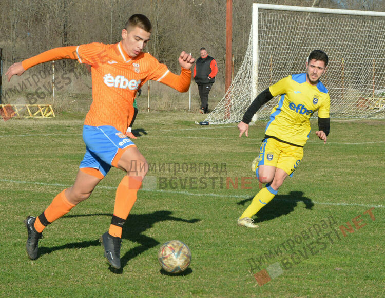 Отборите на Димитровград и Сливен НЕ се победиха
