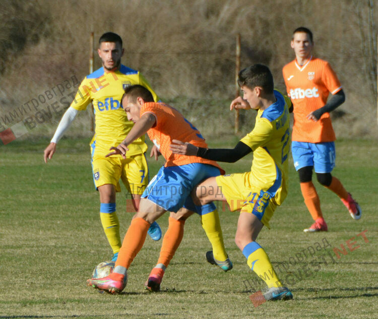 Отборите на Димитровград и Сливен НЕ се победиха
