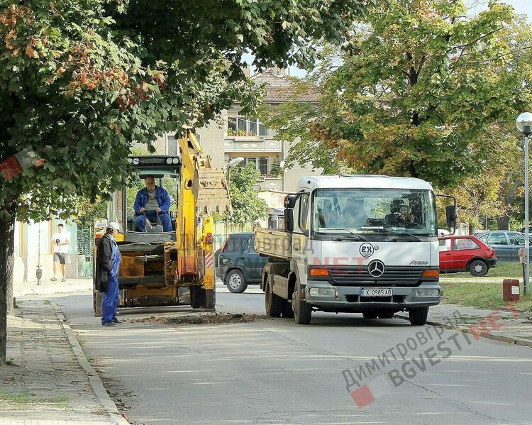 Авария остави част от центъра на Димитровград без вода