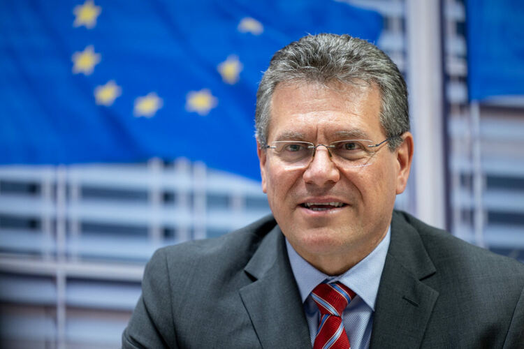 Марош Шефчович. Сн.: ЕС