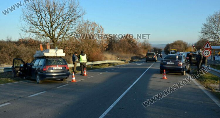 Мъж пострада при катастрофа край Хасково