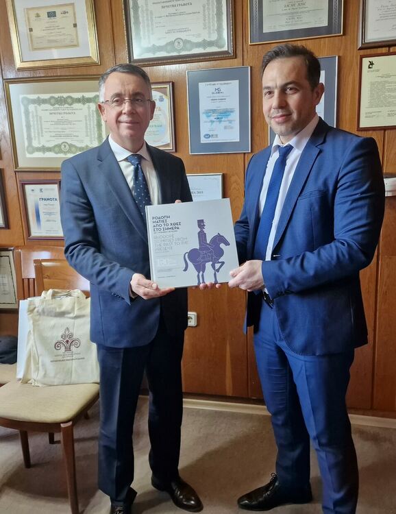 Управителят на гръцката област Родопи гостува в община Кърджали