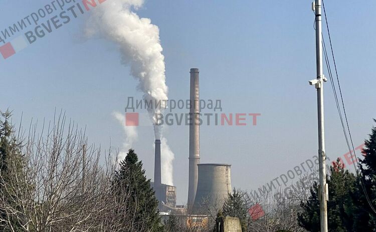 Регистрирано е първото превишение на серен диоксид за годината в Димитровград