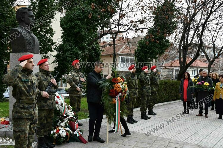 Хасково почете 150 г. от гибелта на Васил Левски 
