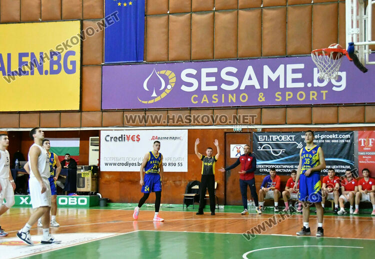 Бакетболистите на Хасково взеха дербито с „Хебър“