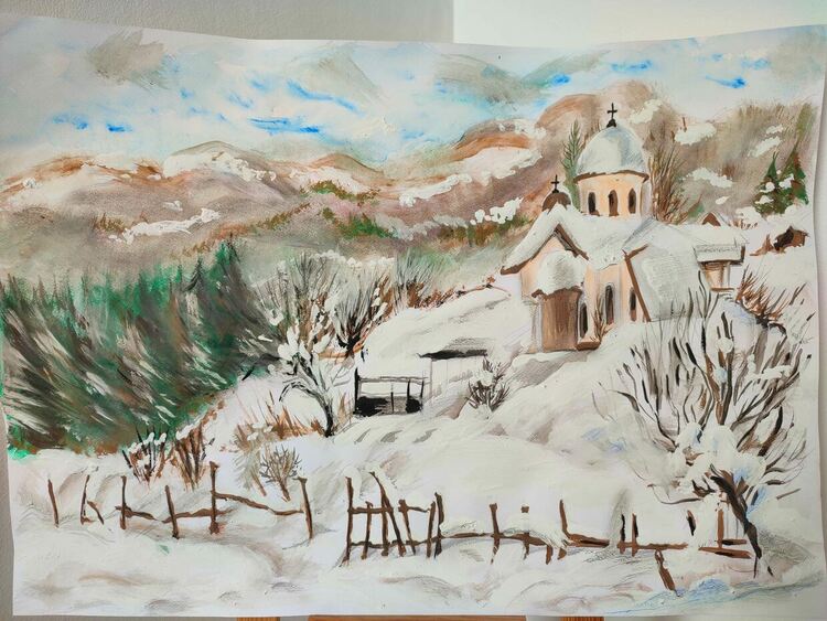 Димитровградска учителка с втора самостоятелна изложба "Бяла тишина"