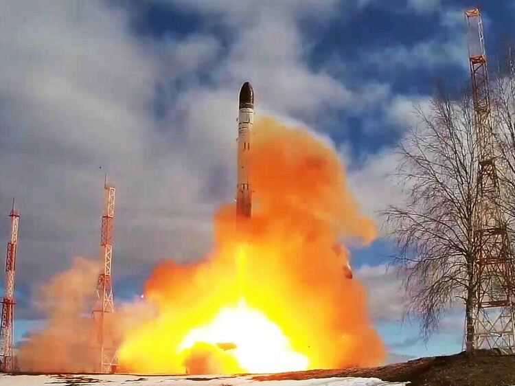 Неуспешен тест на руската междуконтинентална балистична ракета "Сармат"
