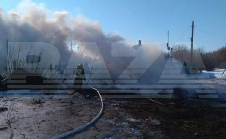 Руски Су-25 се разби на връщане в базата си в граничната Белгородска област