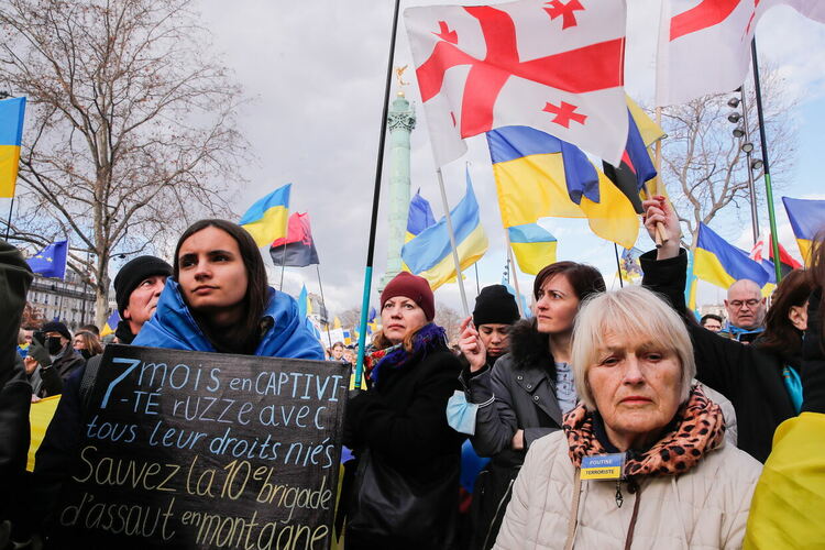 Демонстрации в цяла Европа против войната в Украйна