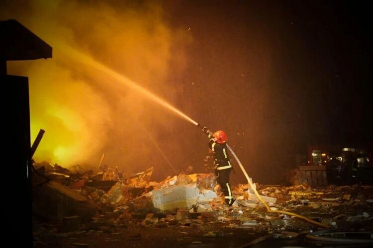Първа голяма въздушна атака по Украйна за втората година от инвазията
