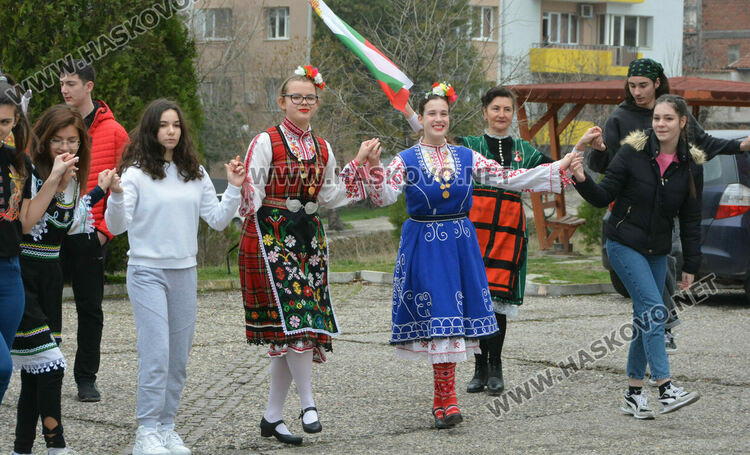 В Математическата гимназия за националния празник всяка класна стая осъмна с трибагреника